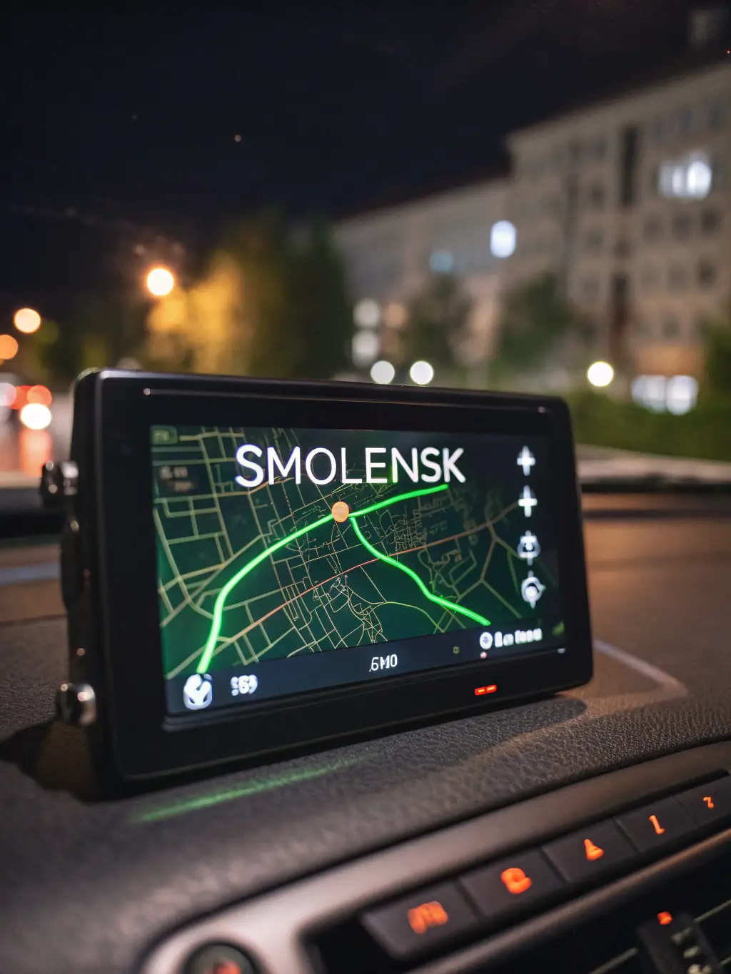 A TomTom GO Expert GPS showing real-time traffic updates and alternative routes on a busy German autobahn.